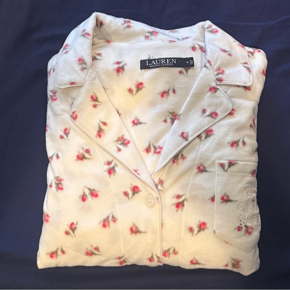 Ralph Lauren Fleece Pajama Set - Picture 4 of 4